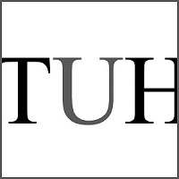 Das schwarzgraue TUH im schwarzen, quadratischen Rahmen ist das Logo von Thorsten Hülsberg.