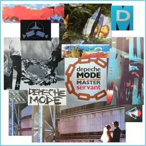 Dieses Bild von Thorsten Hülsberg ist eine Collage verschiedener Coverausschnitte von Depeche Mode aus den Jahren 1984 bis 1986.