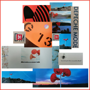 Dieses Bild von Thorsten Hülsberg ist eine Collage verschiedener Coverausschnitte von Depeche Mode aus den Jahren 1987 und 1988.