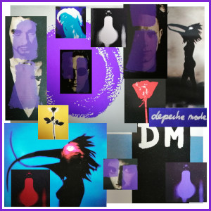 Diese Collage von Thorsten Hülsberg zeigt verschiedene Coverausschnitte von Depeche Mode zwischen 1989 und 1993.